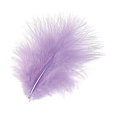 Pene - KP PENE DECOR MARABOU 10CM 15/SET LILIAC/ALB 6619304