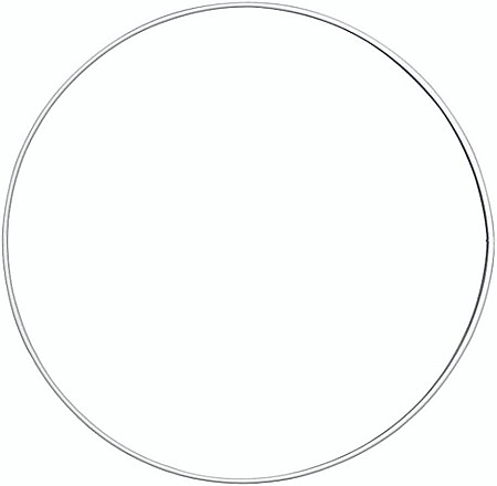 Decorațiuni pentru Masa de Paște și Coronițe Decorative - KP INEL METAL 12CM ALB 6770126