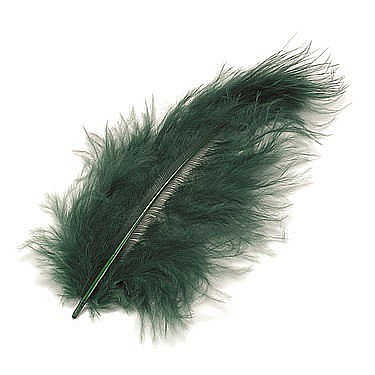 Pene - KP PENE DECOR MARABOU 10CM 15/SET VERDE INCHIS 6619479