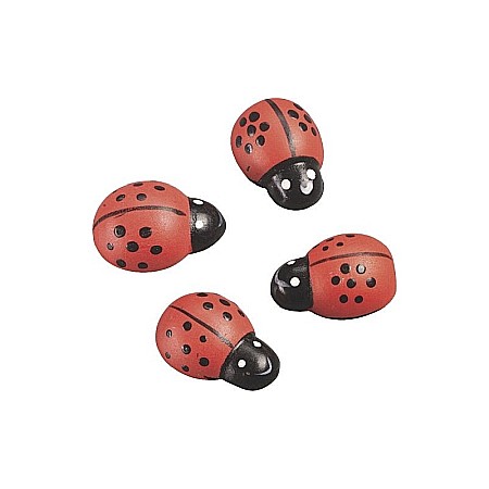 Accesorii decorative pentru flori - KP BUBURUZE DECOR LEMN 3D 2.5CM 10/SET 8002410