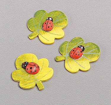 Martisor si 8 Martie - KP BUBURUZE DECOR LEMN 3.5CM 8/SET 8002444