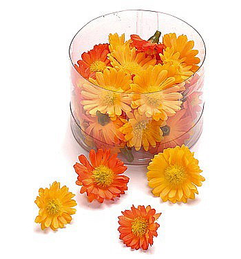 Decorațiuni pentru Masa de Paște și Coronițe Decorative - KP MARGARETE TEXTILE 2,5 - 3 CM 40/SET PORTOCALIU 6529786