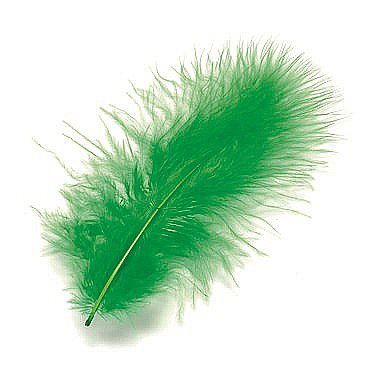 Pene - KP PENE DECOR MARABOU 10CM 15/SET VERDE 6619440