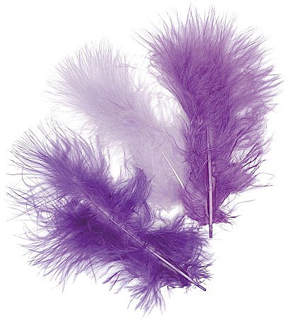 Pene - KP PENE DECOR MARABOU 10CM 15/SET MIX MOV 6619931