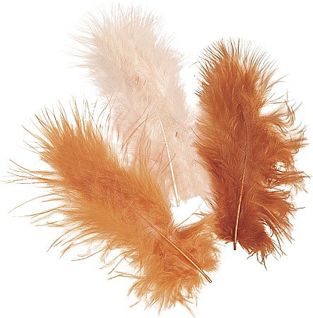 Pene - KP PENE DECOR MARABOU 10CM 15/SET MIX CAFENIU 6619956