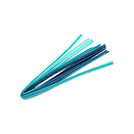 Pom-pom/ Sarma plusata - KP SARMA PLUSATA 10/SET  MIX TURQUOISE 8471033