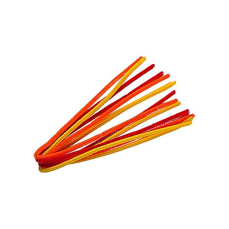 Pom-pom/ Sarma plusata - KP SARMA PLUSATA 10/SET  MIX PORTOCALIU 8471011