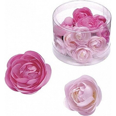 Decorațiuni pentru Masa de Paște și Coronițe Decorative - KP FLORI DECOR 2.5-3 CM, 20/SET BUJORI ROZ  6529638
