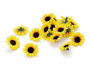Decorațiuni pentru Masa de Paște și Coronițe Decorative - KP FLOREA SOARELUI TEXTILA  3.5 CM 22/SET 6509745