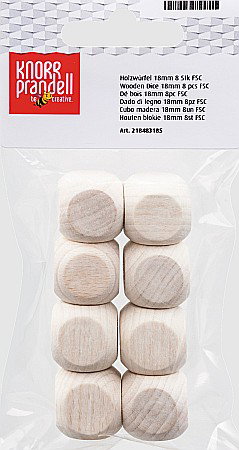 Decoratiuni din Lemn - KP CUB LEMN 18MM 8/SET 8483185