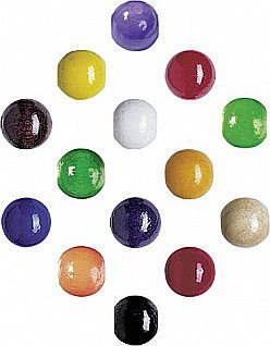 Margele din Lemn - KP MARGELE LEMN 10 MM 50/SET MIX CULORI PRIMARE 6011095