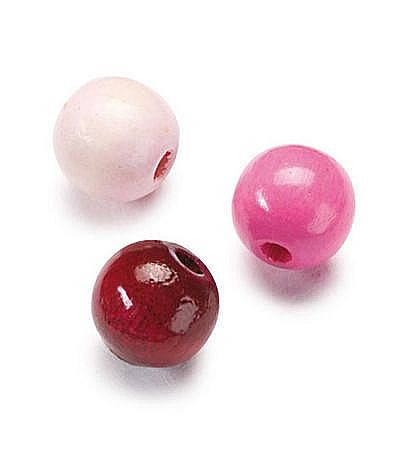 Margele din Lemn - KP MARGELE LEMN 4 MM 165/SET MIX ROZ 6012404