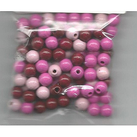 KP MARGELE LEMN 8 MM 85/SET MIX ROZ 6012804 [1]