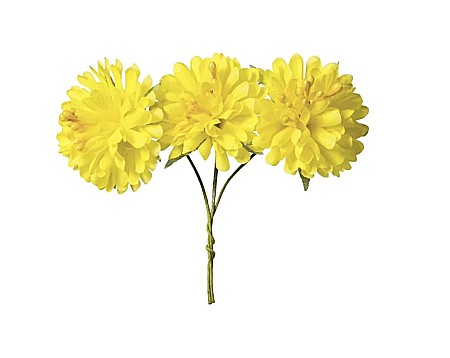 KP DALIE GALBENA DECOR 4CM 9/SET 7611003 [1]