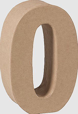 Litere si Numere din Carton Presat - KP CIFRA PAPIER MACHE 17.5CM 19293130 - 0