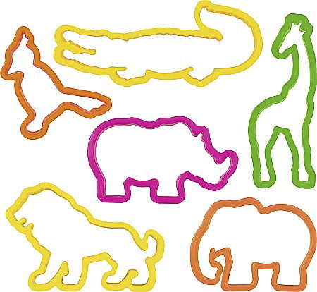Forme Turnare, Modelare - KP FORME MODELAJ PLASTILINA 6 PIESE ZOO 2151142
