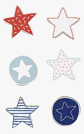 Stickere Decorative - KP STICKER DECOR LEMN 3-3CM STELE 8001327