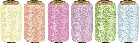 Tehnici de cusut si Broderie - KP SFOARA POLIESTER 1MM*40M CULORI ASORTATE PASTEL 6266201