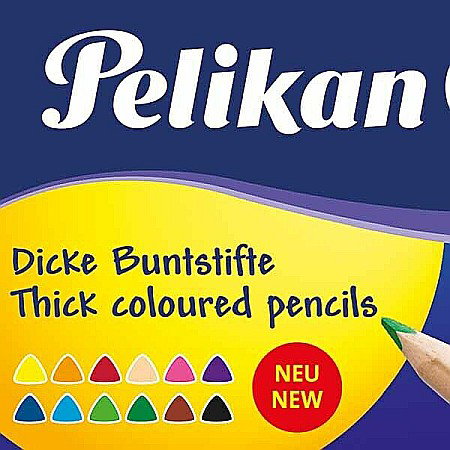 HE CREIOANE COLORATE 12/SET PELIKAN 700047 TRIUNGHIULARE [3]