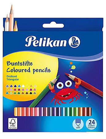 RECHIZITE SCOLARE IPB - HE CREIOANE COLORATE 24/SET PELIKAN 700122
