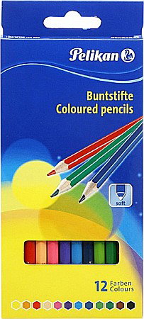 Creioane colorate - HE CREIOANE COLORATE 12/SET PELIKAN 724005