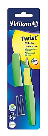 Stilouri si Rollere cu Cerneala - HE STILOU PELIKAN TWIST 807302 VERDE