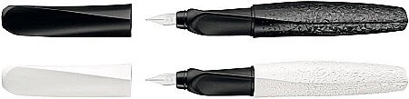 HE STILOU PELIKAN TWIST M GRIP ERGONOMIC ALB/NEGRU  CU 2 REZERVE 824637 [3]