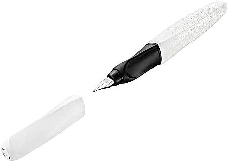 HE STILOU PELIKAN TWIST M GRIP ERGONOMIC ALB/NEGRU  CU 2 REZERVE 824637 [4]