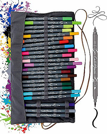 ONLINE PENAR CALLI.BRUSH ECHIPAT, 24 CARIOCI TIP PENSULA 2 CAPETE 81463 [0]