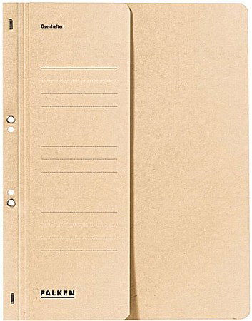 Dosare carton - DOSAR DE CARTON CU CAPSE, A4 FALKEN, COPERTA 1/2, NATUR 80003833001F