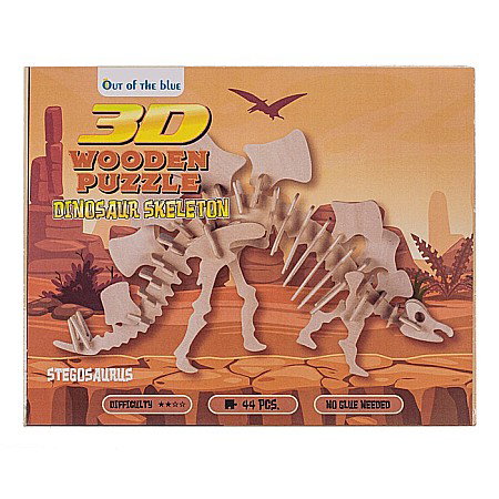 BLU PUZZLE LEMN 3D 12*30CM SCHELET DE DINOZAUR 76/6045 [3]