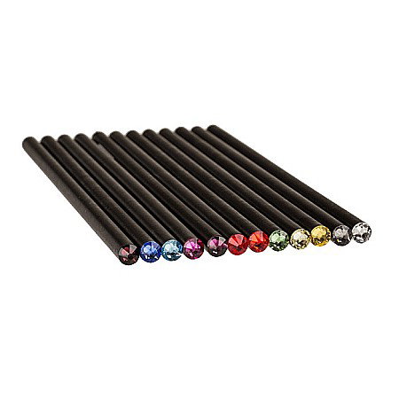 Instrumente pentru scris kids - BLU CREION GRAFIT CORP NEGRU CU PIATRA SWAROVSKI 29/3033