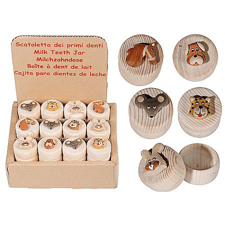 BLU CUTIUTA LEMN PENTRU DINTI DE LAPTE 3.5*3.5CM ANIMALE 76/0992 [7]
