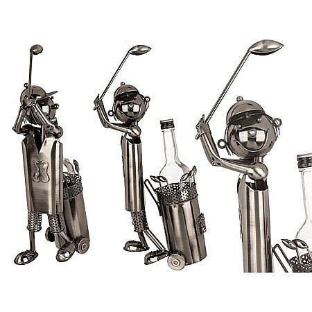 BLU SUPORT METALIC PENTRU STICLE 42*26CM JUCATOR DE GOLF 71/3097 [0]