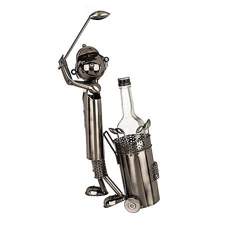 BLU SUPORT METALIC PENTRU STICLE 42*26CM JUCATOR DE GOLF 71/3097 [1]