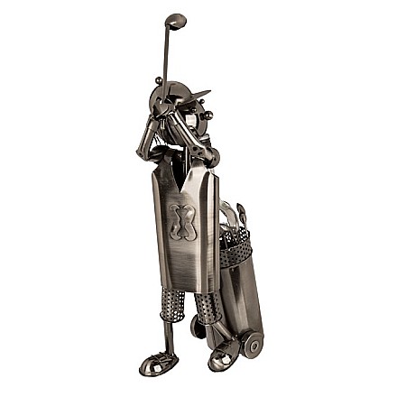 BLU SUPORT METALIC PENTRU STICLE 42*26CM JUCATOR DE GOLF 71/3097 [2]