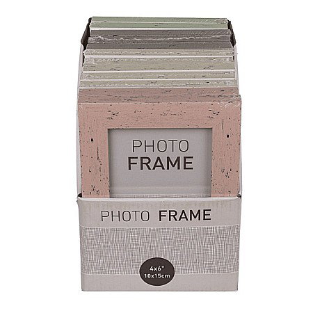 BLU RAMA FOTO PLASTIC 10*15CM IMITATIE LEMN PASTEL 94/2570 [6]