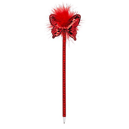 PIX CU PUF SI PAIETE 21CM INIMA/FLUTURE 230035 [2]
