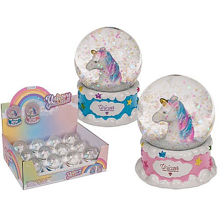 BLU GLOB DECORATIV GLITTER 6*4.5CM UNICORN 190361 [0]