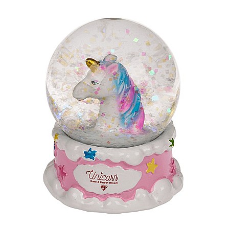 BLU GLOB DECORATIV GLITTER 6*4.5CM UNICORN 190361 [3]