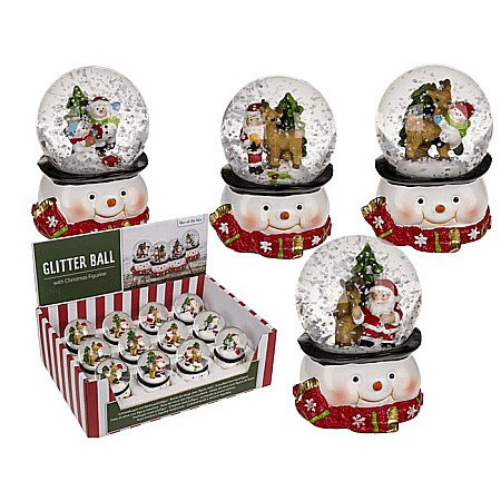 BLU GLOB DECORATIV DIN STICLA 5.2*6.5CM CRACIUN 950142 [0]