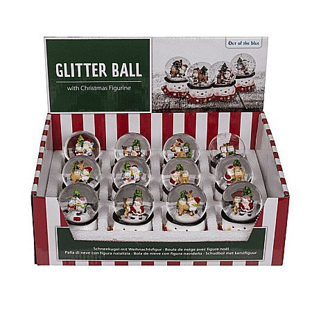 BLU GLOB DECORATIV DIN STICLA 5.2*6.5CM CRACIUN 950142 [1]