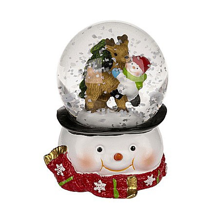 BLU GLOB DECORATIV DIN STICLA 5.2*6.5CM CRACIUN 950142 [5]