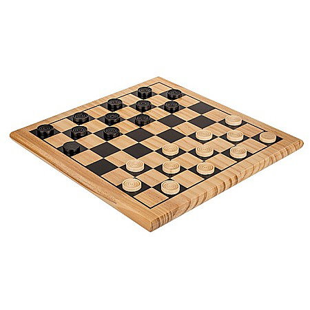 BLU JOC DAME DIN LEMN 28.5*28.5CM IN CUTIE CADOU 79/3911 [2]