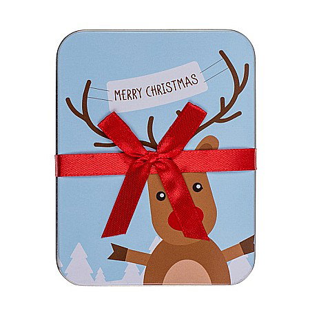 BLU CUTIUTA CADOU METAL 12*9CM MERRY CHRISTMAS 62/0847 [4]