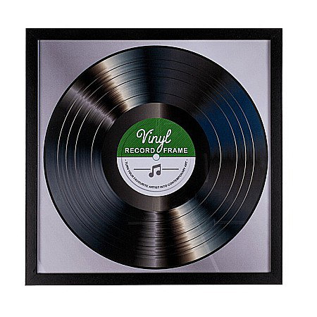 BLU RAMA PENTRU DISCURI DIN VINIL 34*34*1CM CU STICLA 94/2710 [3]