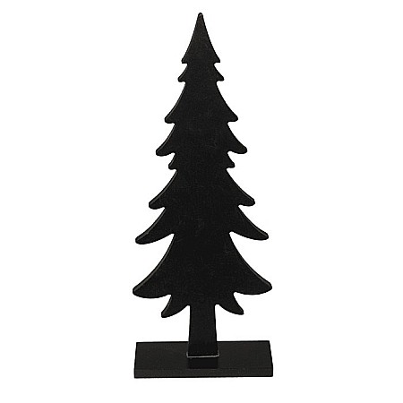 BLU BRAD DECOR 12*5*31CM DIN LEMN NEGRU CU STELUTE AURII 960427 [3]