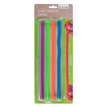 BLU CORDON ELASTIC ANTISTRESS 29*1.5*1.5CM 4/SET CULORI ASORTATE 12/0810 [1]