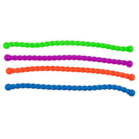 BLU CORDON ELASTIC ANTISTRESS 29*1.5*1.5CM 4/SET CULORI ASORTATE 12/0810 [4]