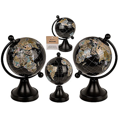 BLU GLOB PAMANTESC DECOR PLASTIC NEGRU 8*10*15.5 CM 144420 [4]